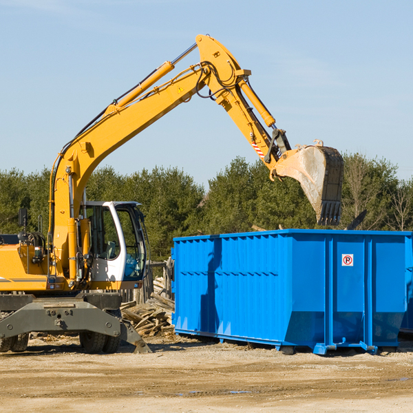 can i request a rental extension for a residential dumpster in White South Dakota